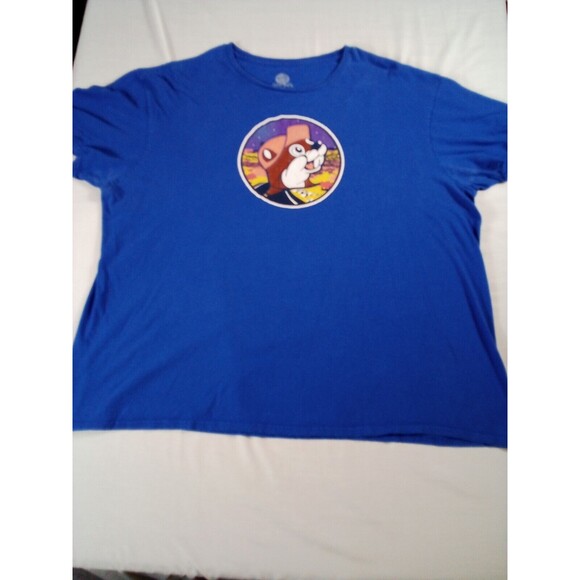 Men's Buc-ee's Blue Shine On T-shirt Size 2XL Worn/See Fading - Picture 5 of 16